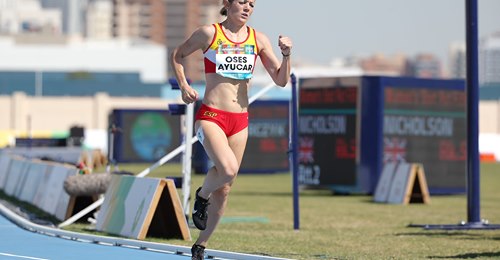 Izaskun Os&eacute;s, Subcampeona de europa de 1500m